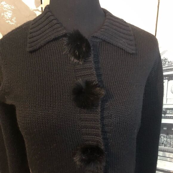 Beautiful knitted cardigan by Nina Leonard size large - Picture 3 of 3
